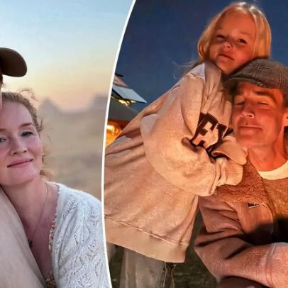 Viúva de James Van Der Beek celebra Emilia com foto do ator falecido