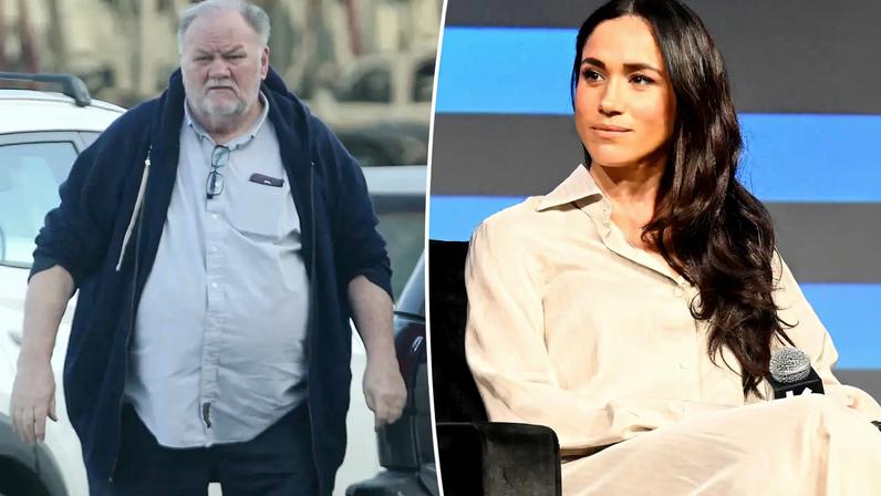 Thomas Markle, father of Meghan Markle, grocery shopping in Baja, Mexico.