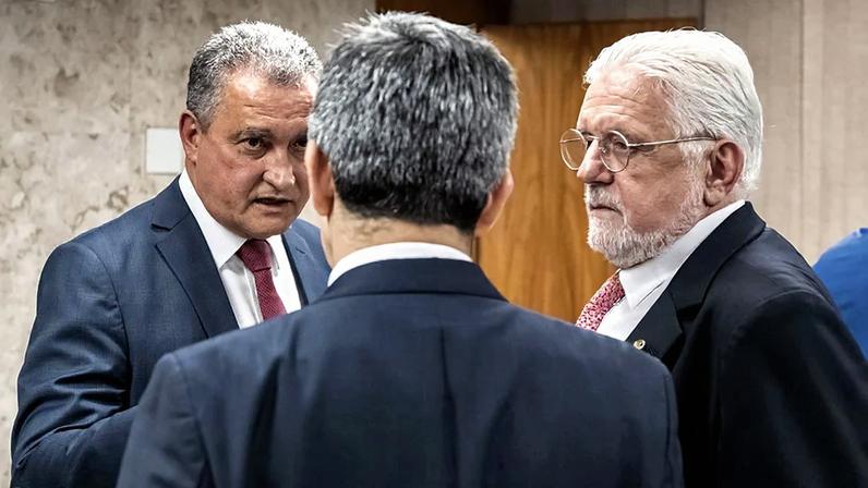 Rui Costa e Jaques Wagner, que despontam como favoritos para as vagas da Bahia no Senado – Imagem: Redes sociais