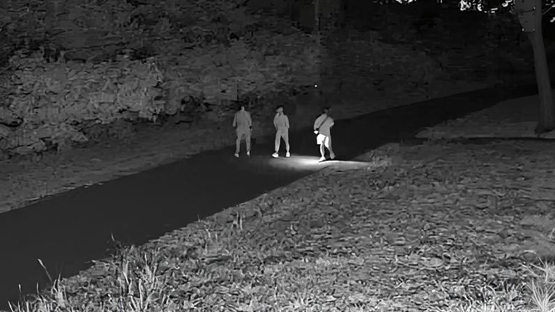 Câmeras mostram três homens perto do reduto onde Baghsarian ficou cativo