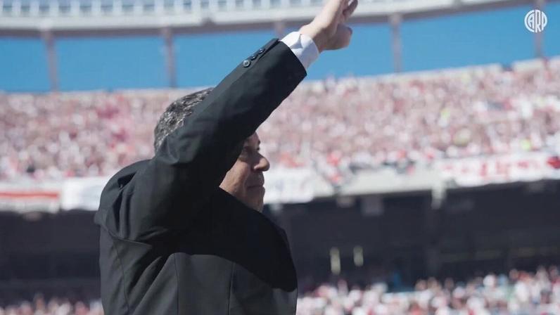 River Plate relembra trajetória de Marcelo Gallardo na despedida do treinador