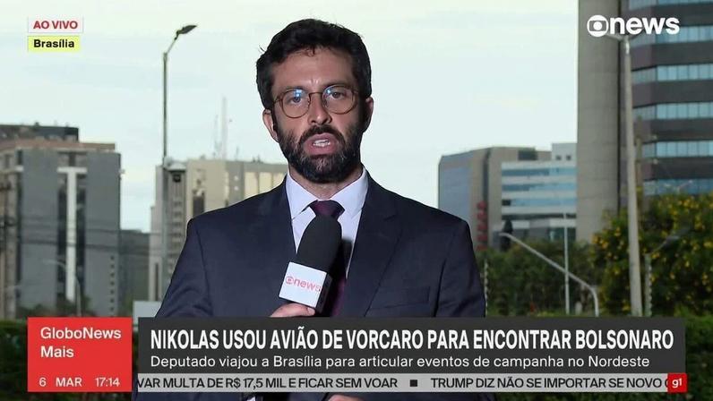 Nikolas usou jato de Vorcaro para encontro com Bolsonaro em 2022