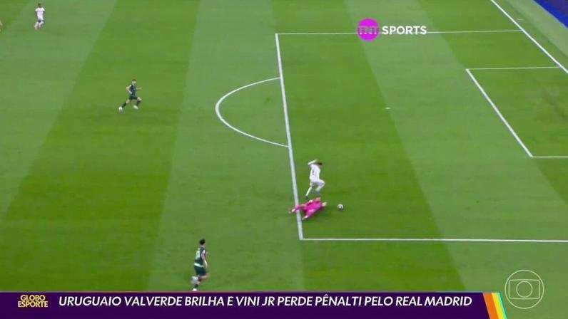Uruguaio Valverde brilha e Vini Jr. perde pênalti pelo Real Madrid