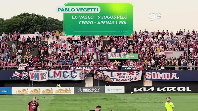 Vegetti, artilheiro brasileiro em 2025, tem início discreto no Paraguai