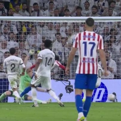 Vini Jr. provoca Giuliano Simeone após vitória do Real Madrid no clássico