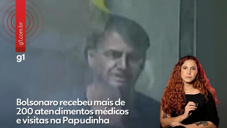 Bolsonaro recebe mais de 200 atendimentos médicos e visitas na Papudinha
