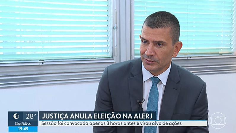 Justiça anula eleição na Alerj, que tinha eleito Douglas Ruas como presidente