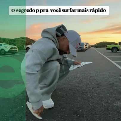 Italo Ferreira afia quilhas no asfalto antes de Bells Beach