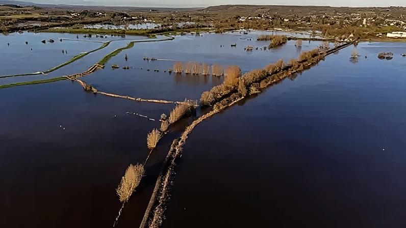 Councillors are warning the Mulcheney road could be at risk if the local flood risk is not addressed