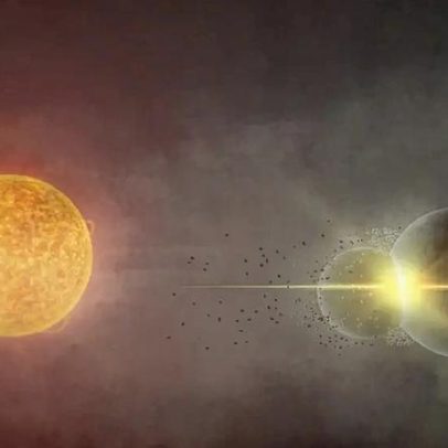 Astrônomos veem colisão entre dois planetas ao redor de estrela solar