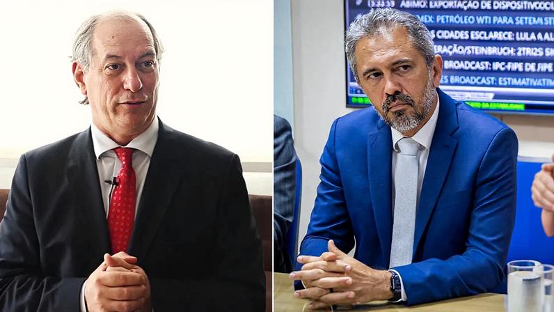 Ciro Gomes e Elmano de Freitas – Fotos: Reprodução