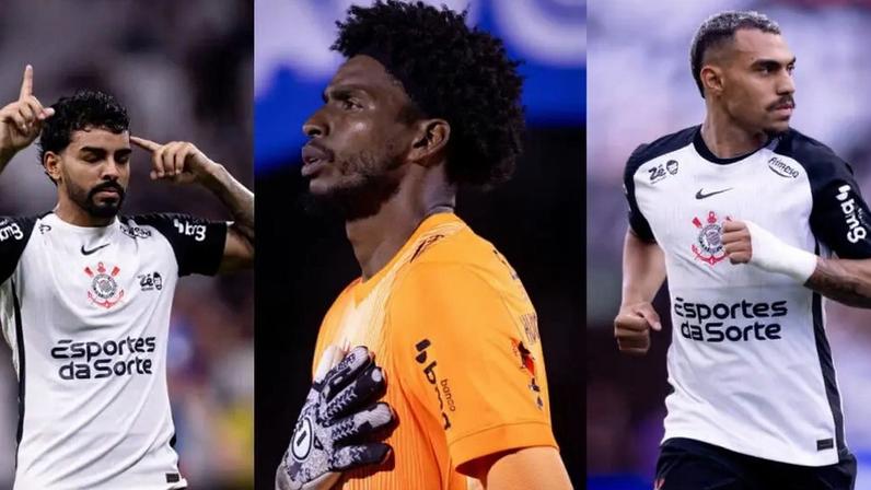 Trio do Corinthians encara Santos em busca de última cartada antes de Ancelotti