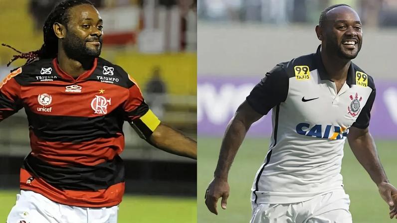 Vagner Love revela qual time conquistou seu coração: Flamengo ou Corinthians