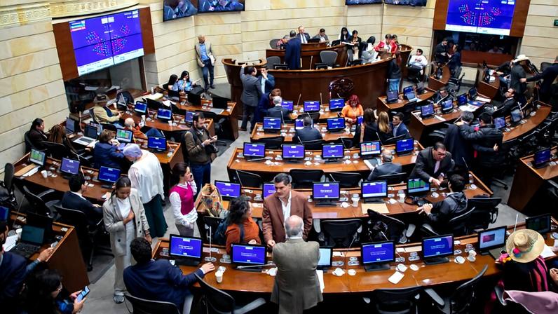 Senado colombiano. Foto: Senado da Colômbia/Divulgação