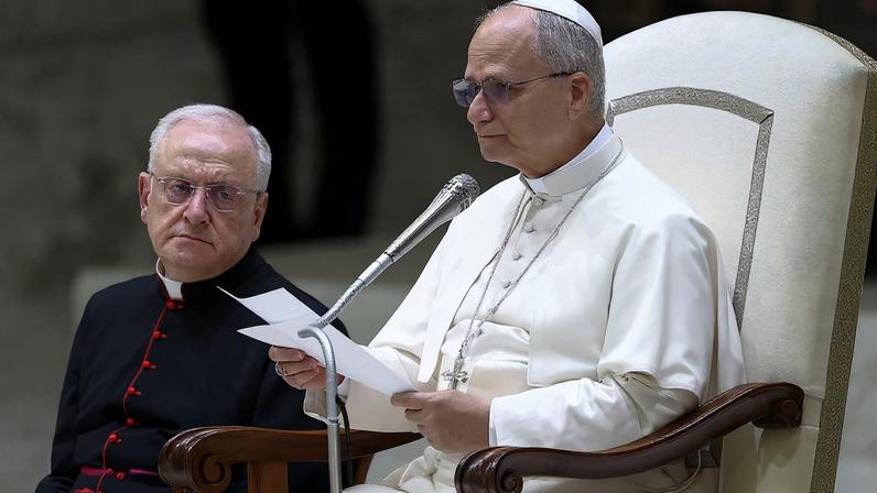 Papa Leão no Vaticano 27/8/2025 Reuters/Guglielmo Mangiapane/Proibida reprodução