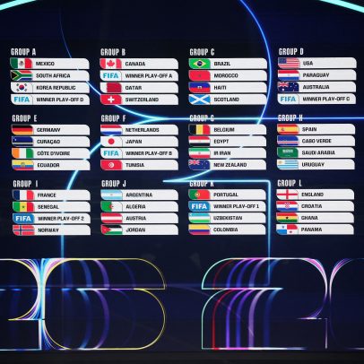 Brasil estreia na Copa do Mundo 2026; veja a tabela