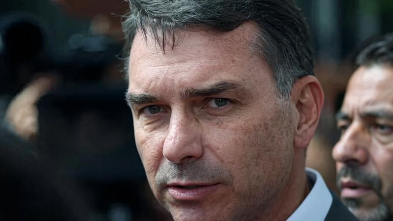 Flávio se reuniu com Moraes para reforçar pedido de prisão domiciliar de Bolsonaro