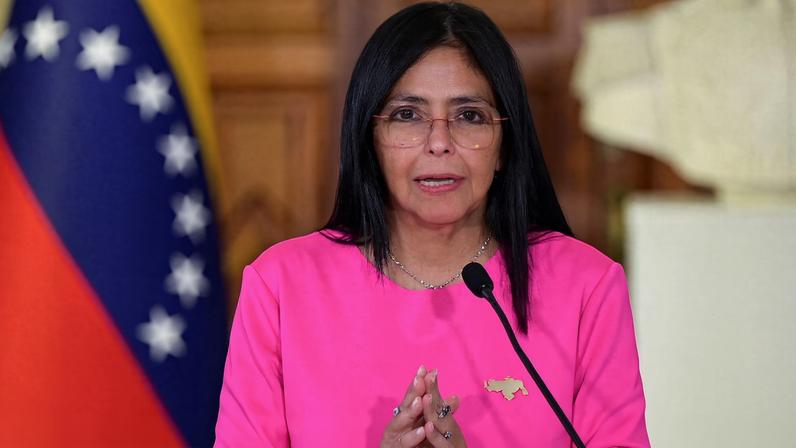Presidente interina da Venezuela, Delcy Rodríguez, em Caracas 11/08/2025 REUTERS/Gaby Oraa