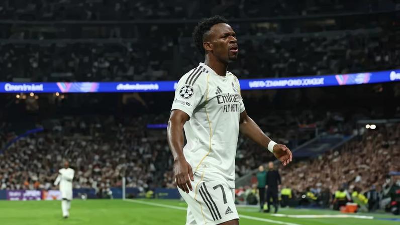 Vinicius Junior marcou três gols e deu quatro assistências nesta Champions League 2025/26 — Foto: Reuters