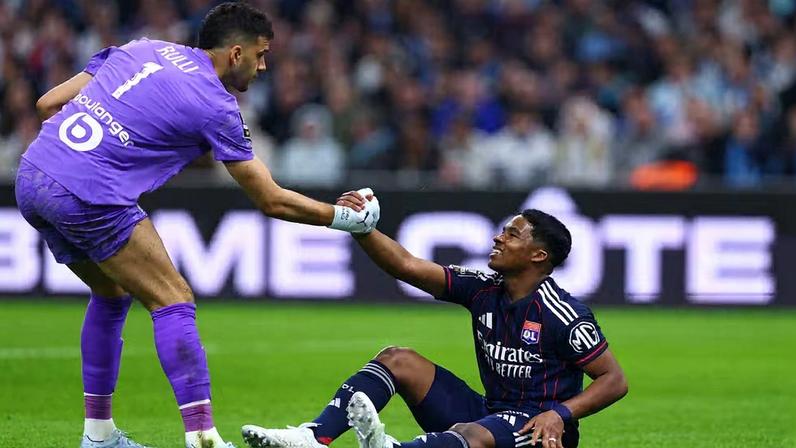 Endrick em Lyon e Olympique de Marseille — Foto: Reuters