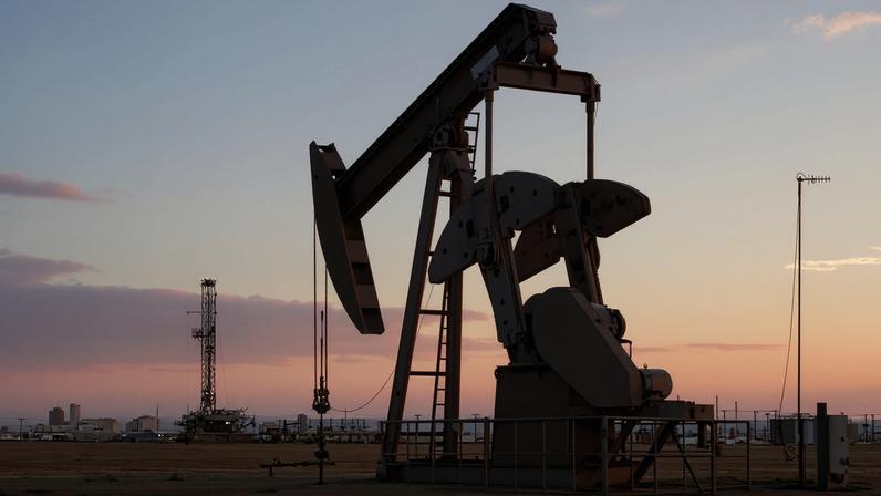 Bomba de extração de petróleo no Texas