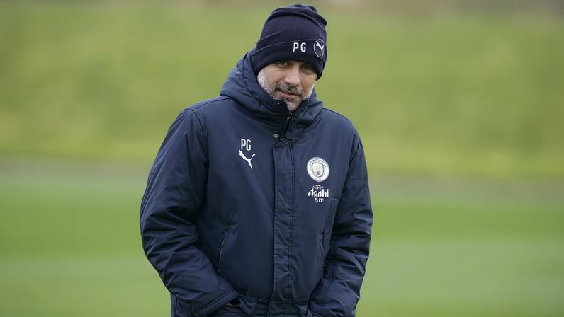 Manchester City, de Pep Guardiola, enfrentará o Real Madrid nesta quarta — Foto: Reuters