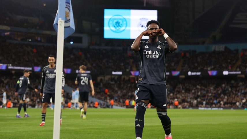 Vini Jr. reage a celebração com 'chororô' após provocação de torcedores do City