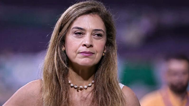 Leila Pereira, presidente do Palmeiras, rebateu presidente do Flamengo (Foto: Ettore Chiereguini/AGIF)