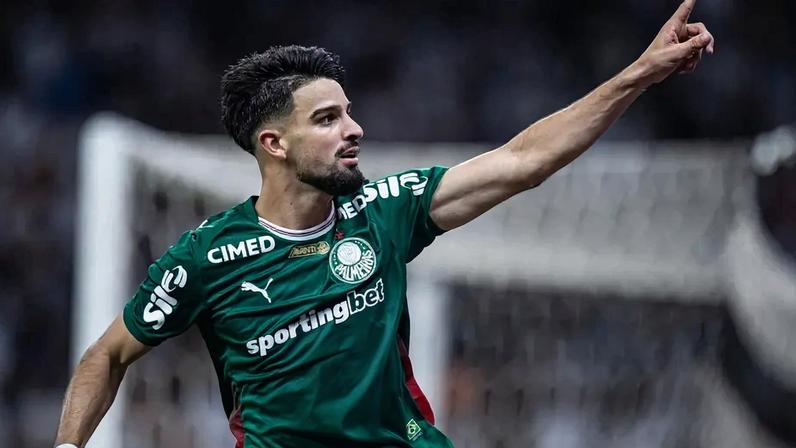 Flaco López faz gol da vitória do Palmeiras sobre o Corinthians, no Paulistão 2026