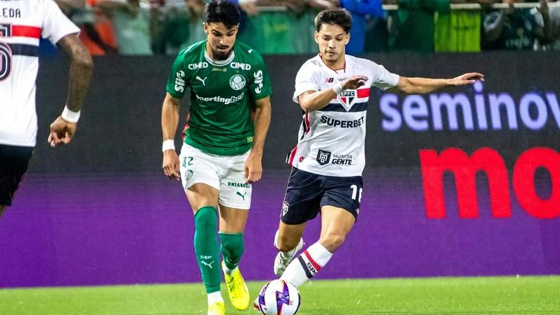 São Paulo e Palmeiras duela no Morumbis. (Foto: LUCAS CORREA/Agencia Enquadrar/Gazeta Press)