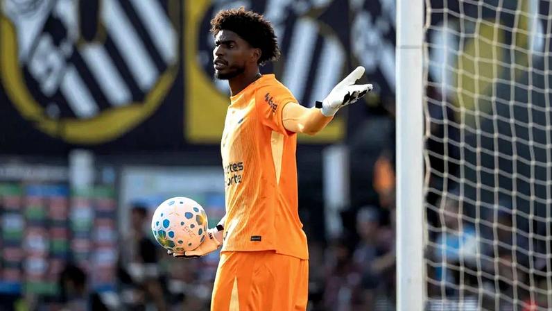 Hugo Souza, goleiro do Corinthians (Foto: Léo Barrilari/GazetaPress)