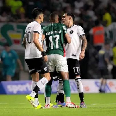 Correa, do Botafogo, fala que provocou discussão com Marlon Freitas
