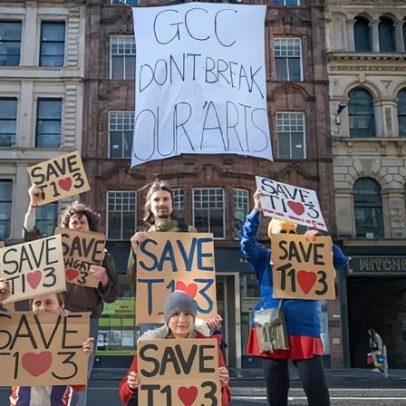 Inquilinos de polo artístico em Glasgow condenam aumentos de aluguel