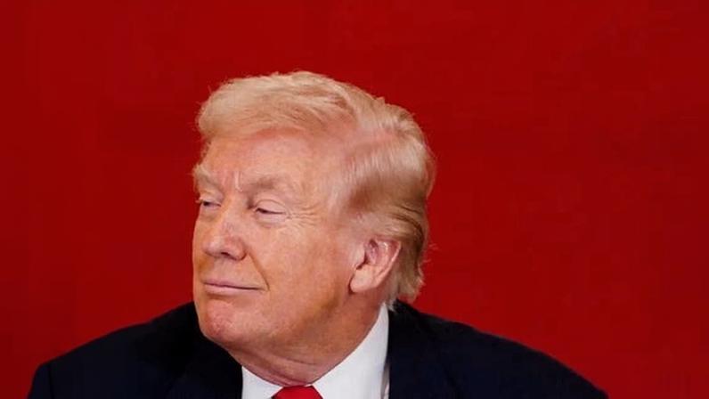 Donald Trump at the White House earlier this month.