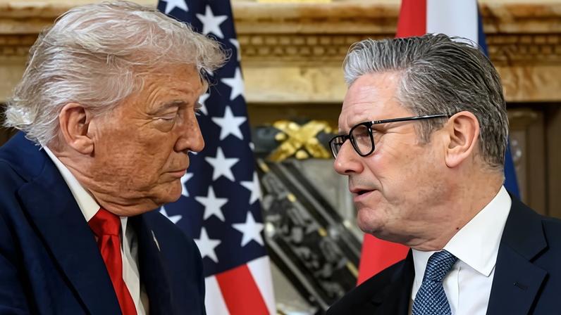 The prime minister defended his approach at prime minister’s questions, saying ‘hanging on to president Trump’s latest words is not the special relationship’. Photograph: Leon Neal/Reuters