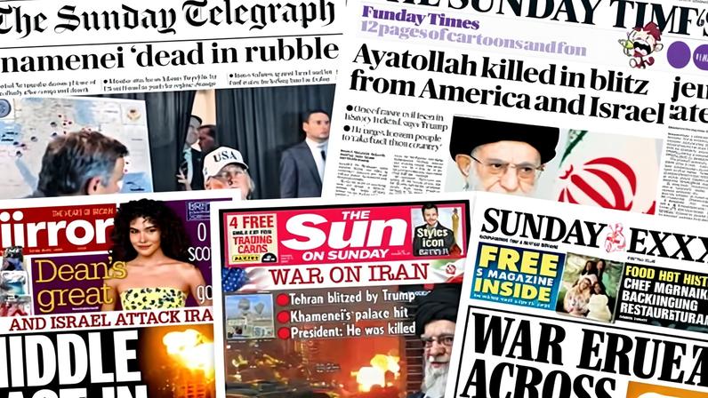 The papers lead on momentous news from the Middle East after the US and Israel launched a war on Iran.