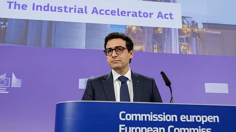 Speaking at a press conference in Brussels, EU Commission vice president Stéphane Séjourné said the Industrial Accelerator Act was ‘a change in doctrine’ that would have been ‘unthinkable just a few months ago’
