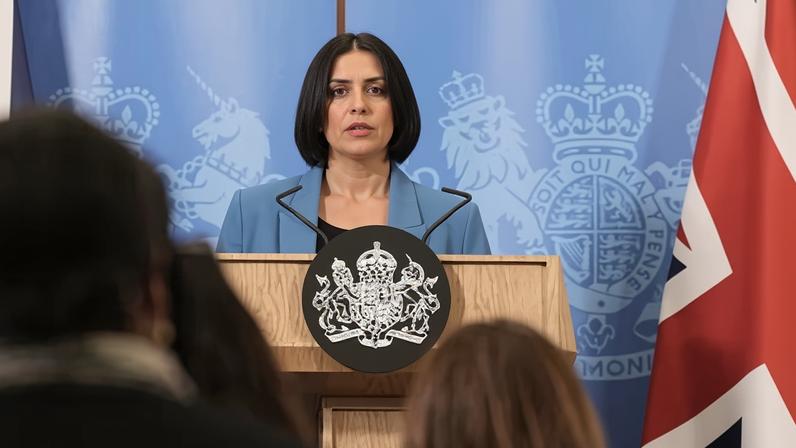Shabana Mahmood delivers a speech to the Institute for Public Policy Research in Westminster