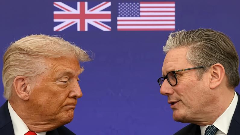 Donald Trump and Keir Starmer during the president’s visit to the UK in September 2025.