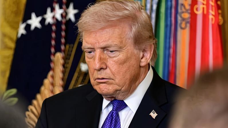 Donald Trump at the White House in Washington DC