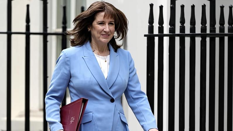 Rachel Reeves Leaves 11 Downing Street to deliver her spring forecast.