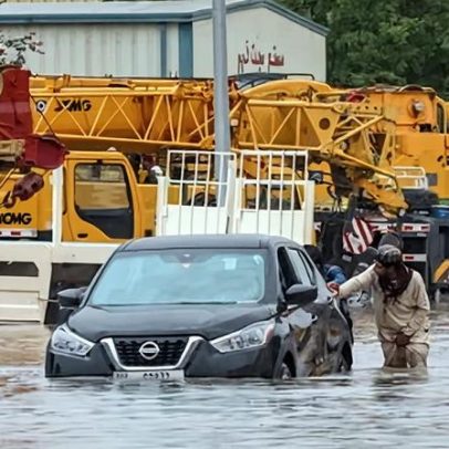 Tempestades atingem Emirados Árabes Unidos e Arábia Saudita