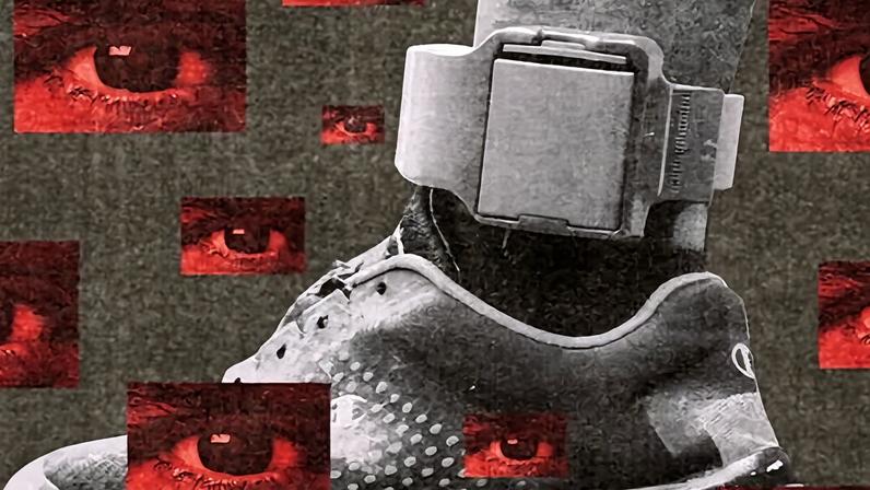 Critics say that ankle monitors impose psychological, economic and physical harms on the people required to wear them.