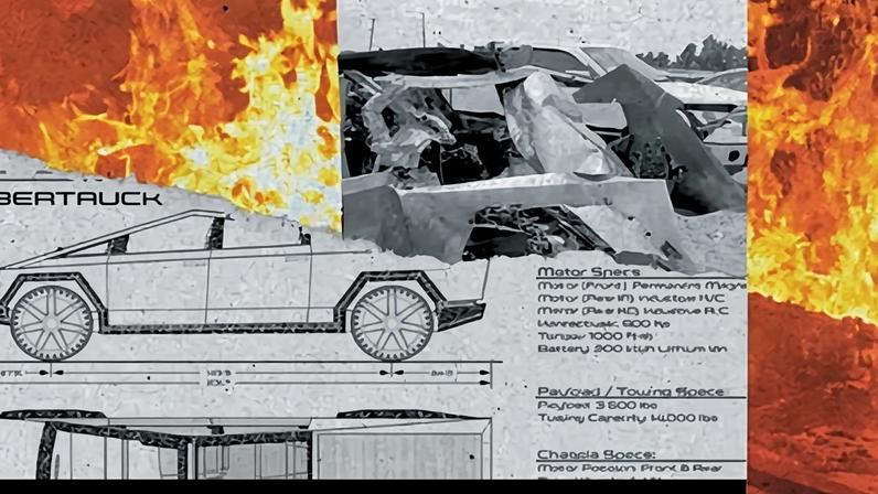 Acidentes fatais com o Tesla Cybertruck envolvendo incêndios