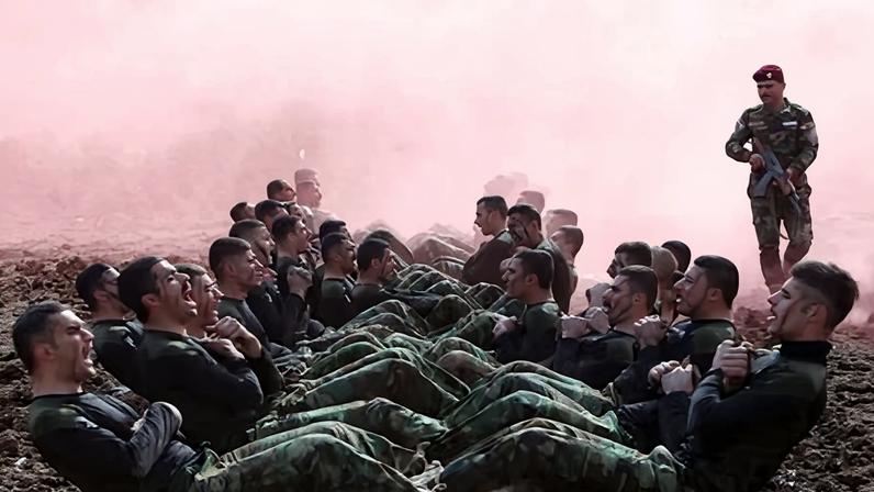 Members of Kurdish peshmerga special forces in training. With air support and US military advisers on the ground, the peshmerga could cross the border and hold territory in Kurdish-dominated areas in Iran.