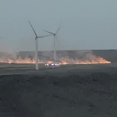 Bombeiros emitem alerta após incêndio em charneira