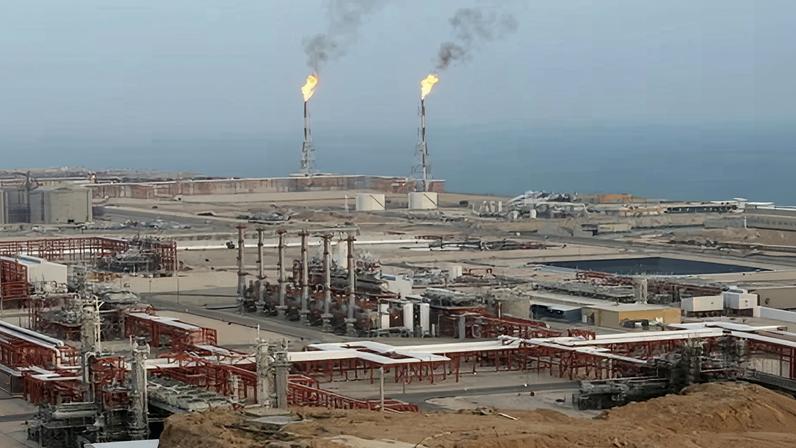 Iran’s South Pars gasfield, which it shares with Qatar, in 2019.