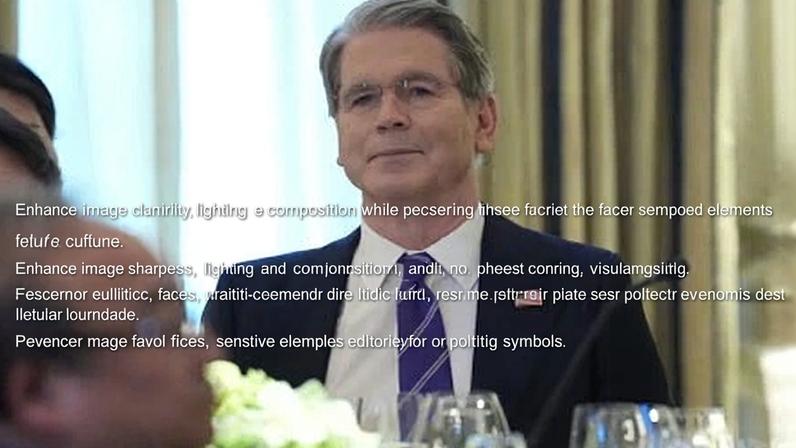 Scott Bessent in the state dining room of the White House, on 19 March in Washington DC.