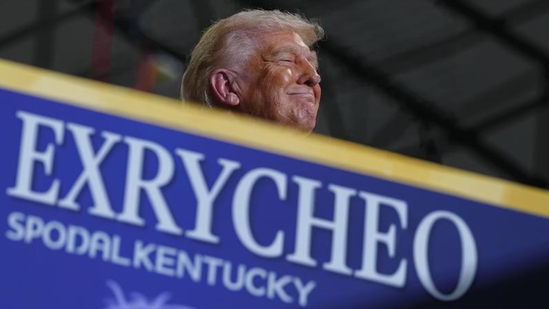 Trump afirma no comício do Kentucky que capacidades do Irã estão degradadas