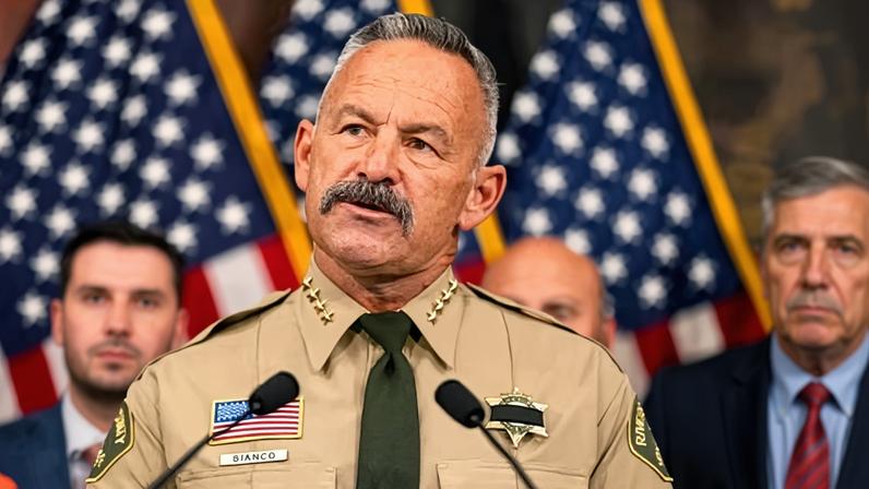 Xerife da Califórnia que disputa governador apreende 650 mil cédulas de 2025